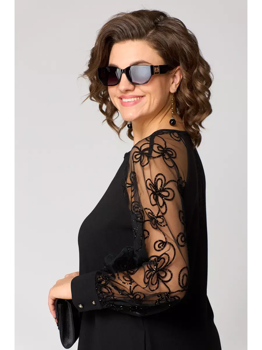 Lidia™ | Classic Dress with Lace Sleeves