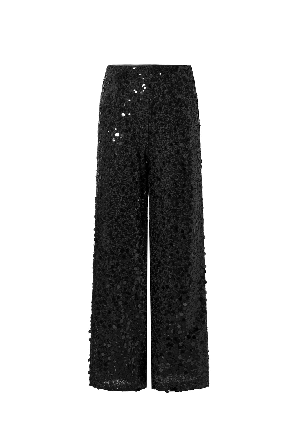 Polyestervezel (polyester) Rechte broek Pailletten Elegante All Fit Kleding