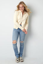 Gentle Glow vest - camel
