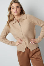Gentle Glow vest - camel