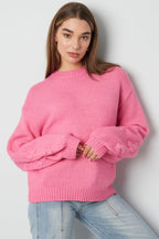 Lovely floral touch trui