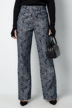 Flower fusion broek