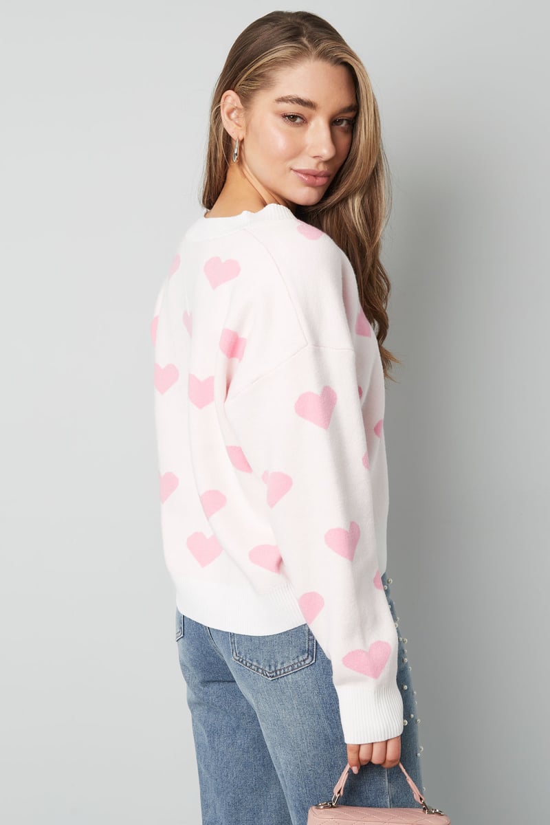 Heartbreaker vest - Roze rood