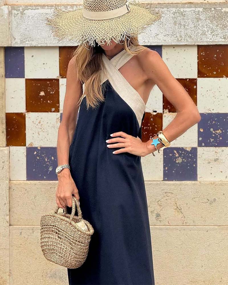 Sienna | Cross Neck Dress