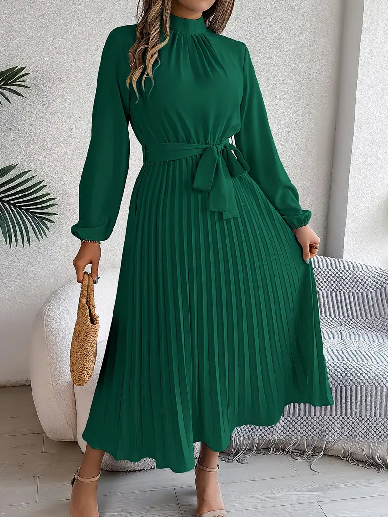 Lunessa™ | Elegant Pleated Dress