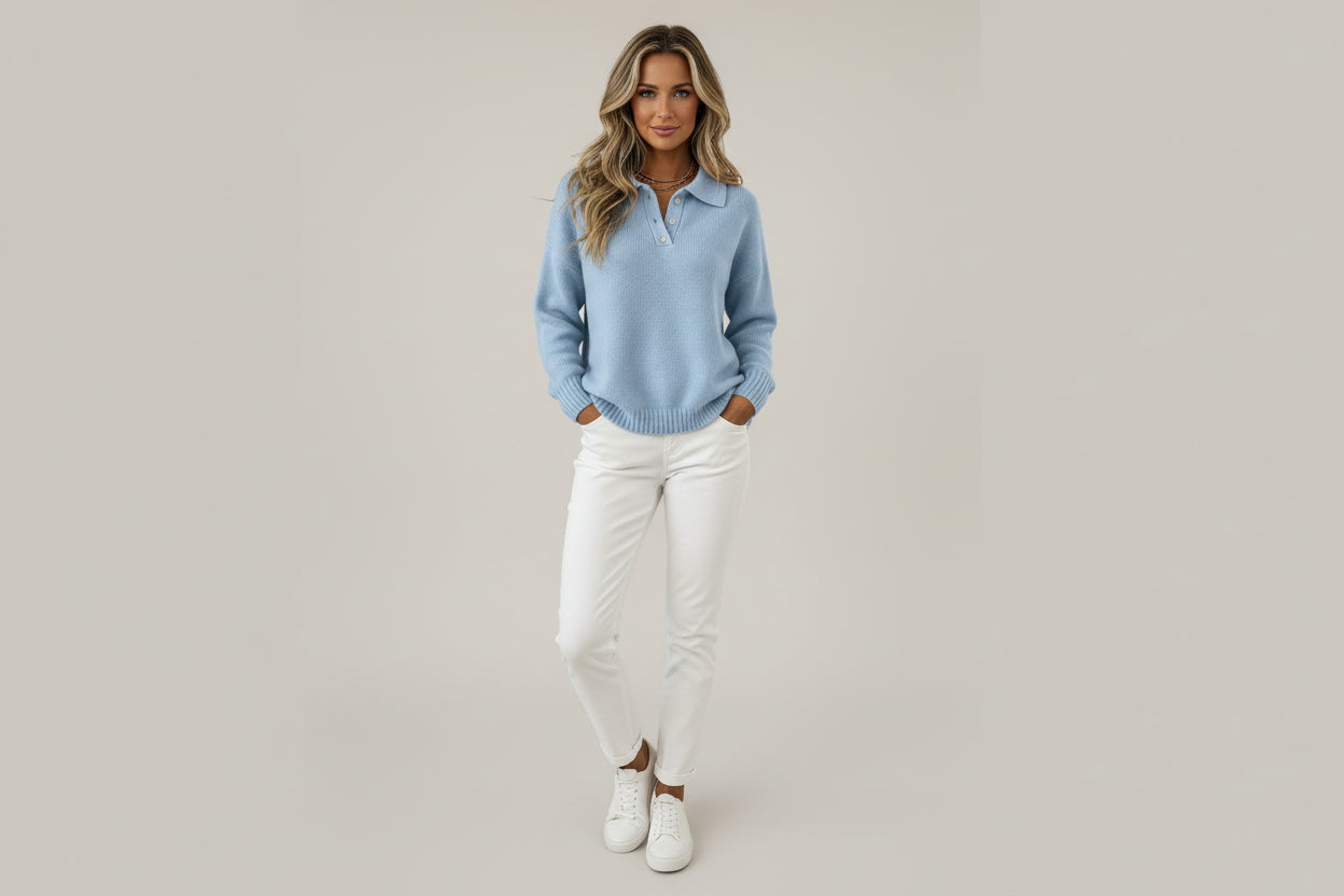 ISABEL – COSY COLLARED KNIT
