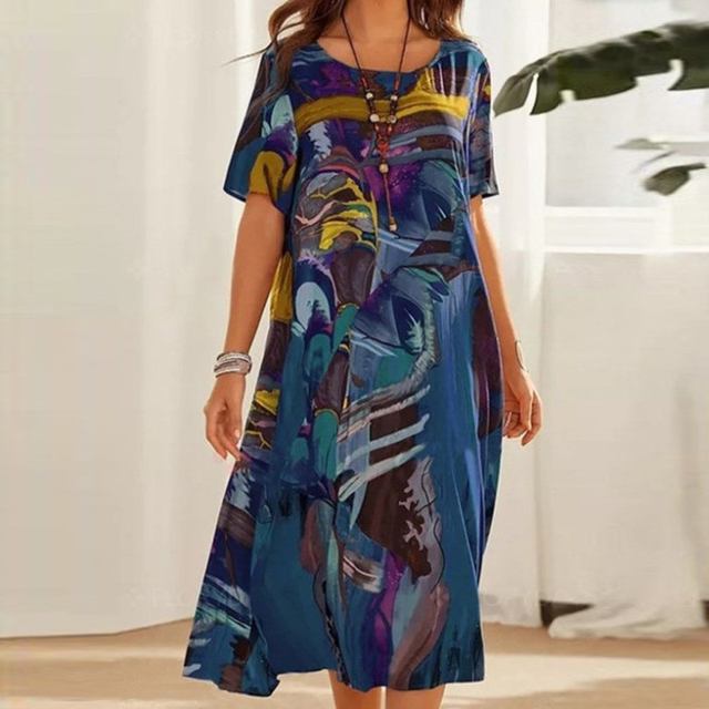 Calista -Midnight Art Dress