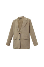Blazer met strass-streepjes