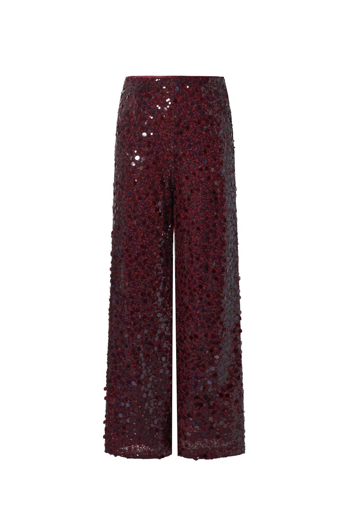 Polyestervezel (polyester) Rechte broek Pailletten Elegante All Fit Kleding