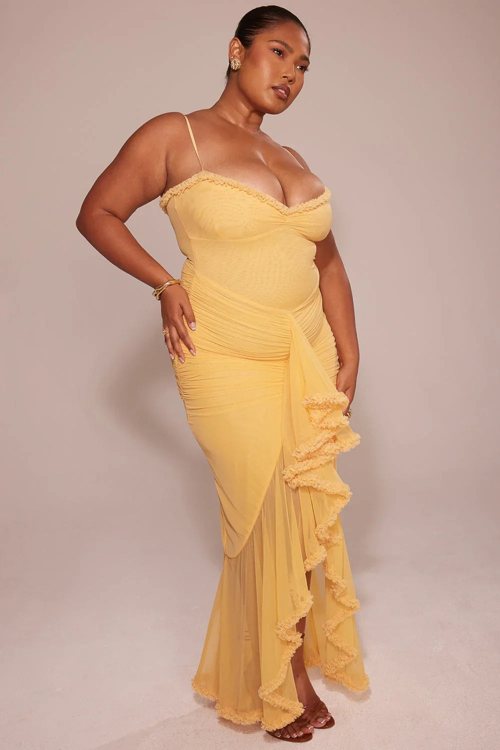 Gabbi Ruffled Maxi Dress