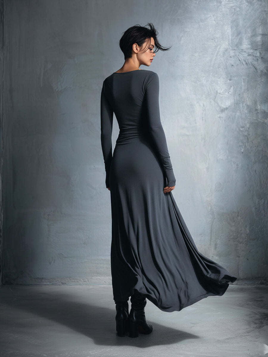 Ava - Maxi dress with bow on the side