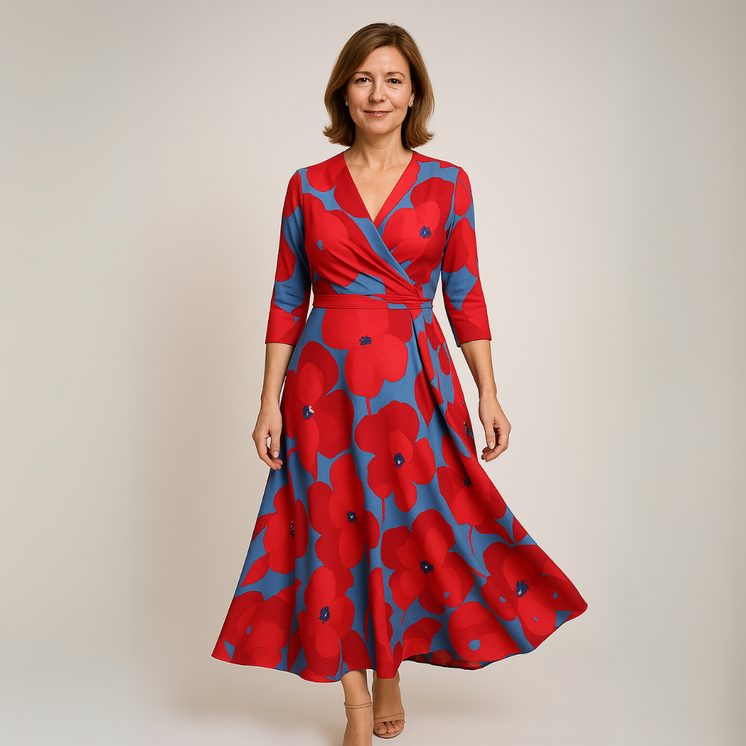 TAYLOR - ELEGANT FLORAL LUXURY DRESS