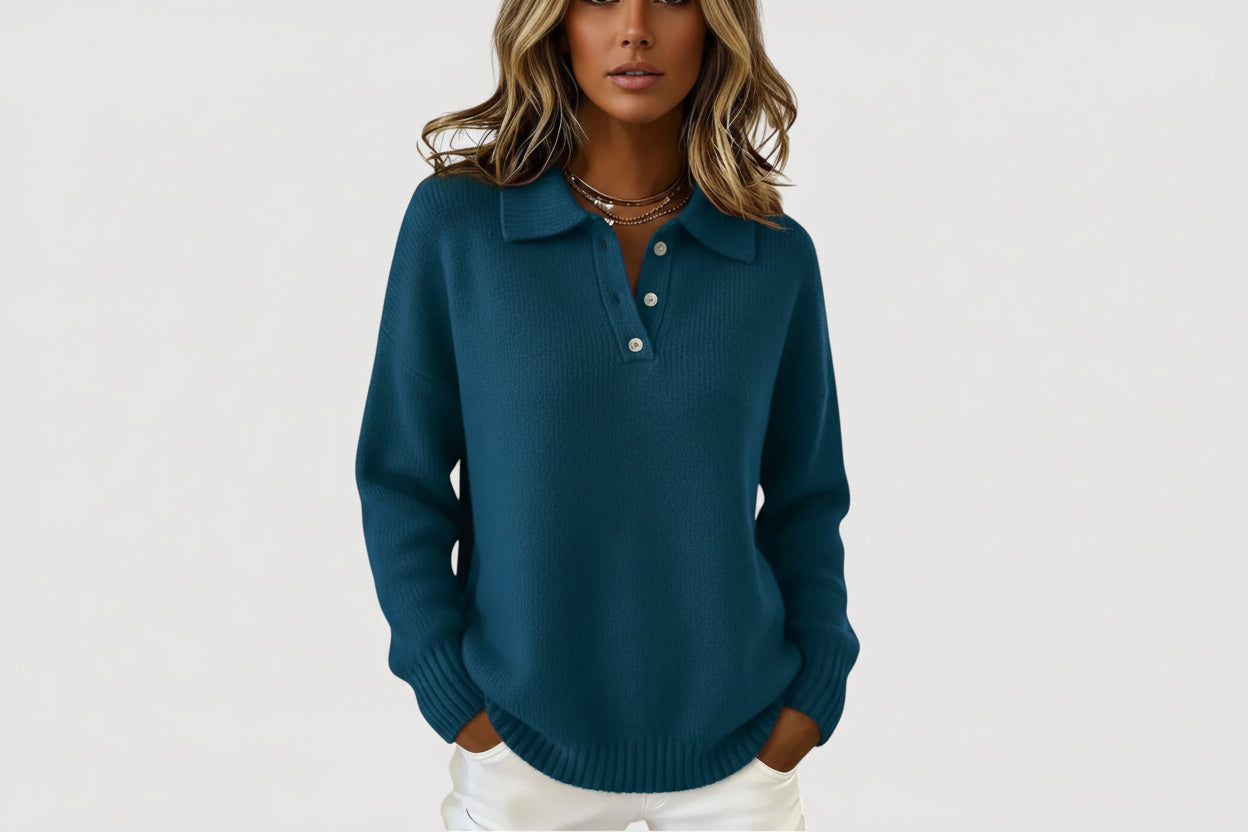 ISABEL – COSY COLLARED KNIT