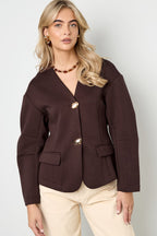 Polyestervezel (polyester) Damespakset Effen kleur Elegante herfst/winterkleding