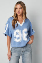 Bijgesneden voetbalshirt