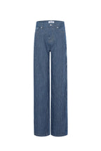 Katoenen denim broeken strepen casual alle pasvormen kleding
