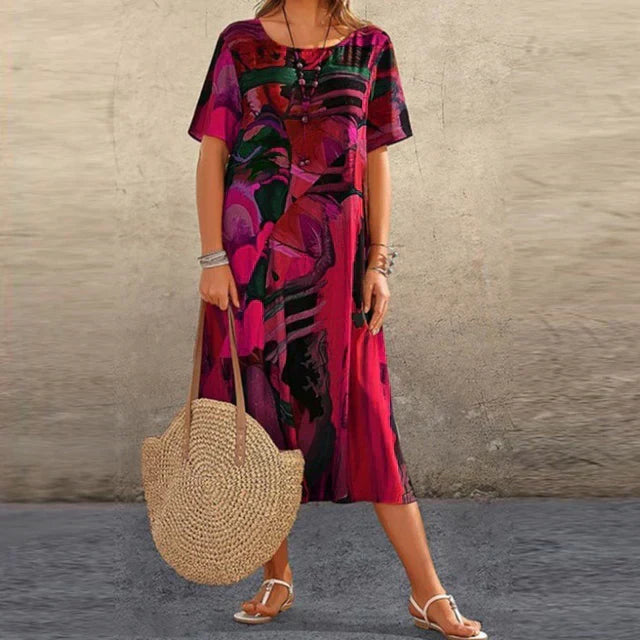Calista -Midnight Art Dress