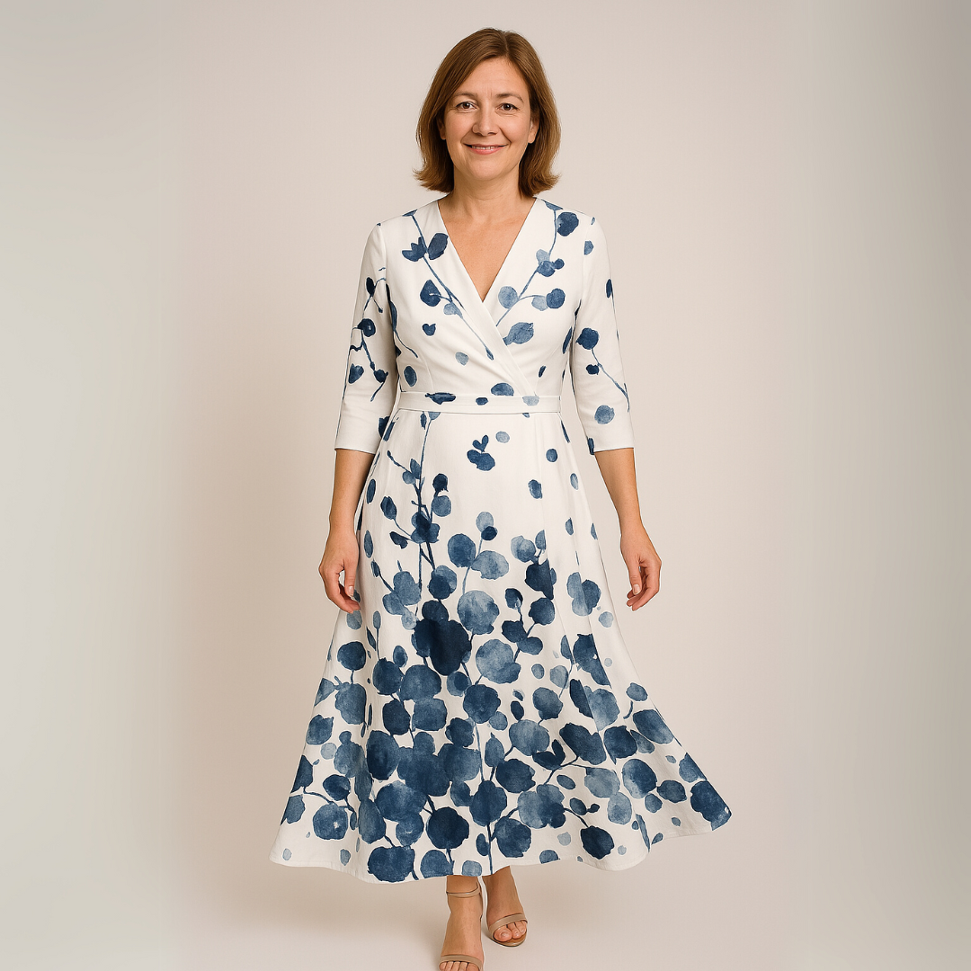 TAYLOR - ELEGANT FLORAL LUXURY DRESS