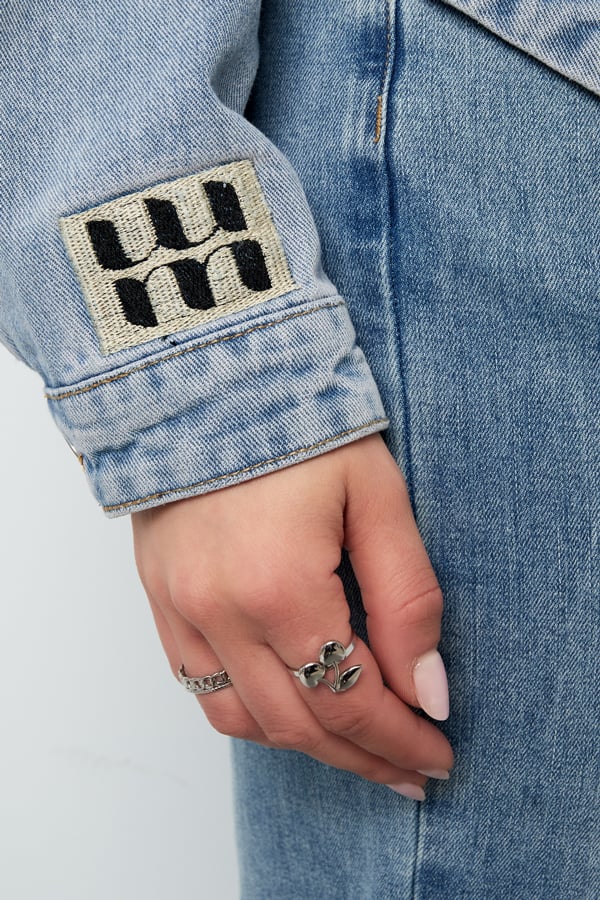 Gimme denim blouse