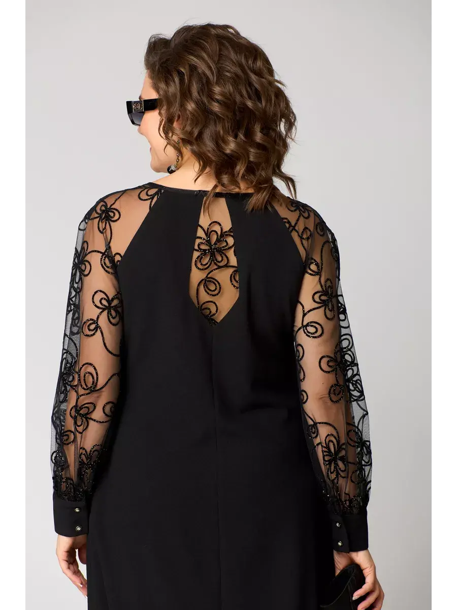 Lidia™ | Classic Dress with Lace Sleeves