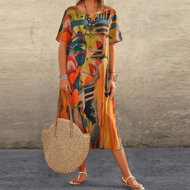 Calista -Midnight Art Dress