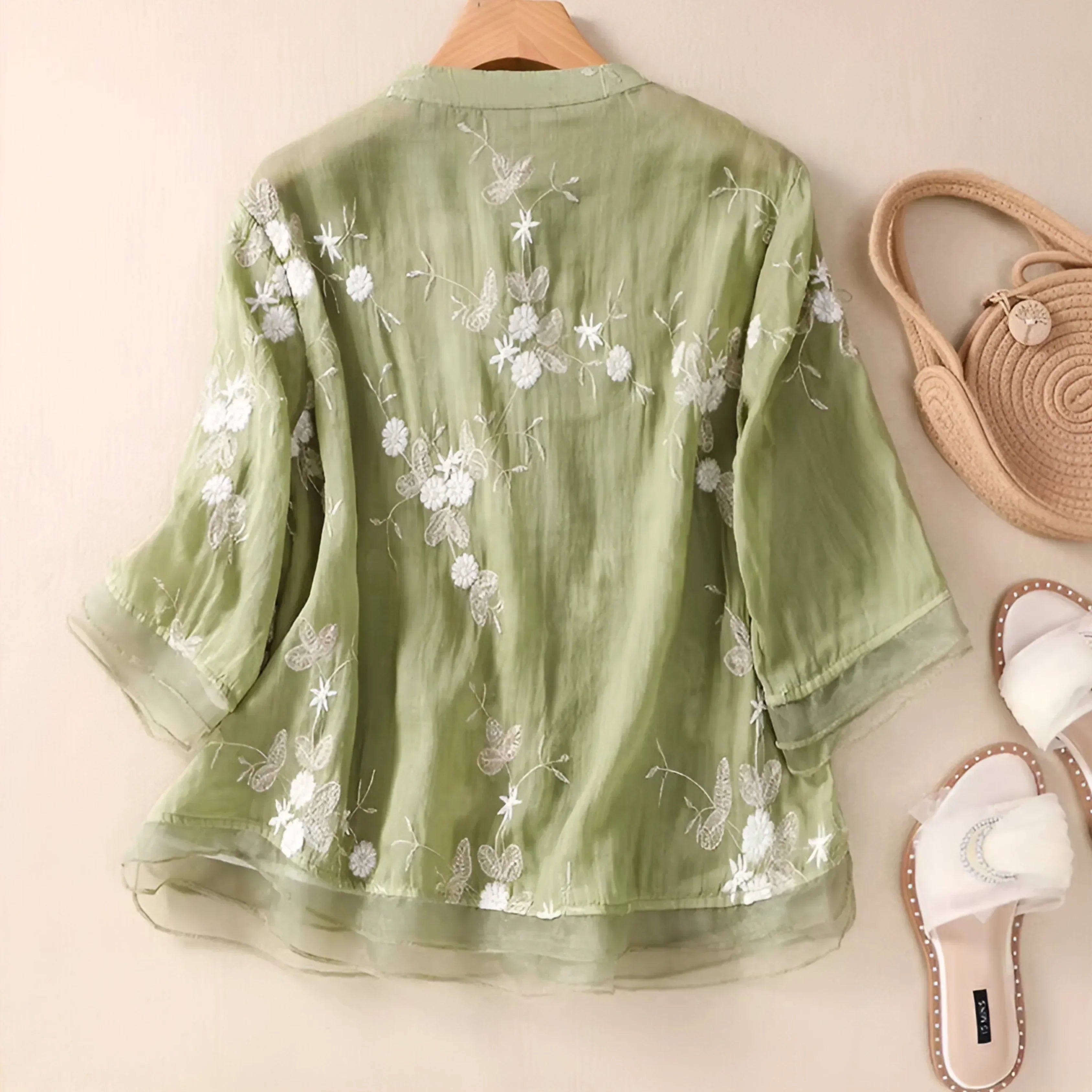 Bellerose | Embroidered Cotton Top
