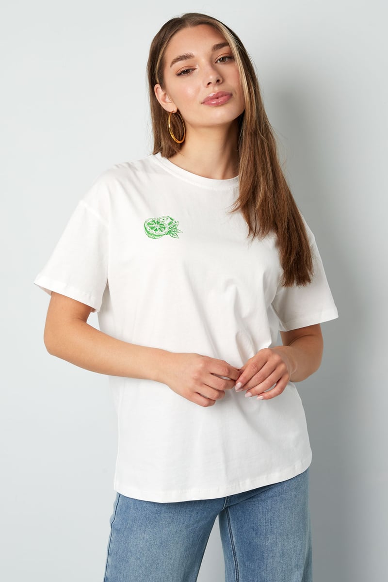 T-shirt Oranje Limonade