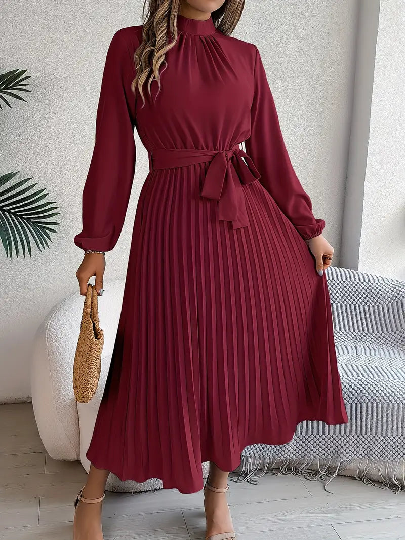 Lunessa™ | Elegant Pleated Dress
