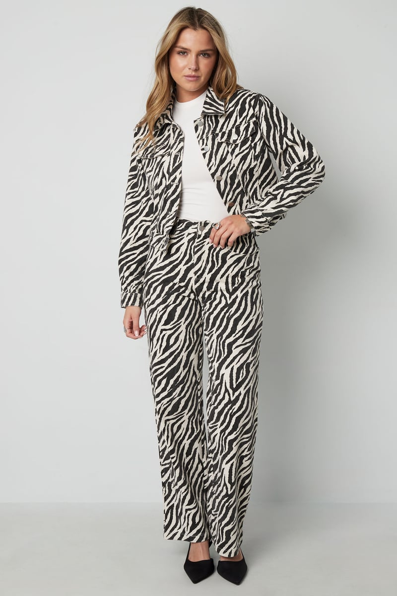 De zebra-jeans