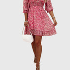 Elisa™ | Floral Sleeve Dress
