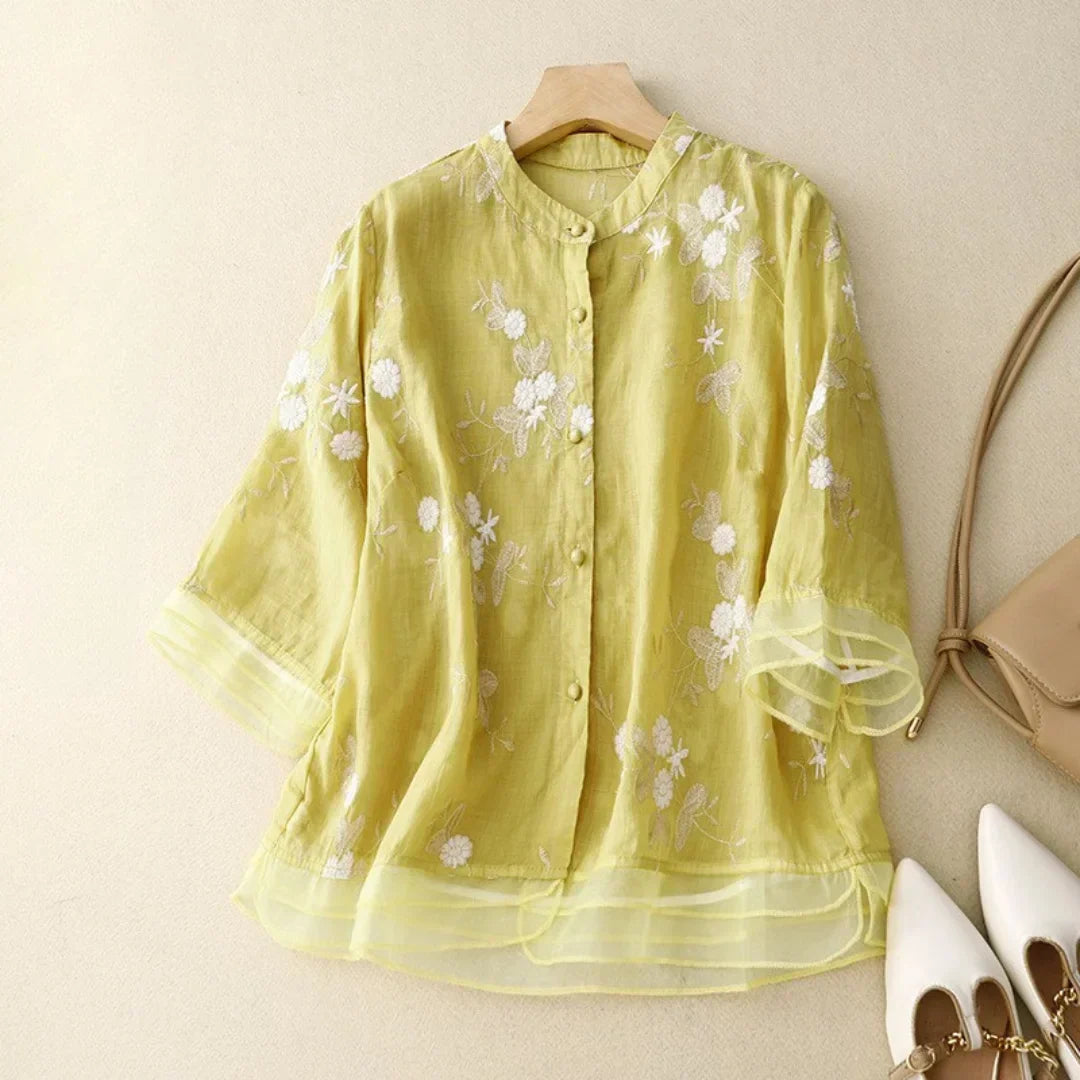Bellerose | Embroidered Cotton Top