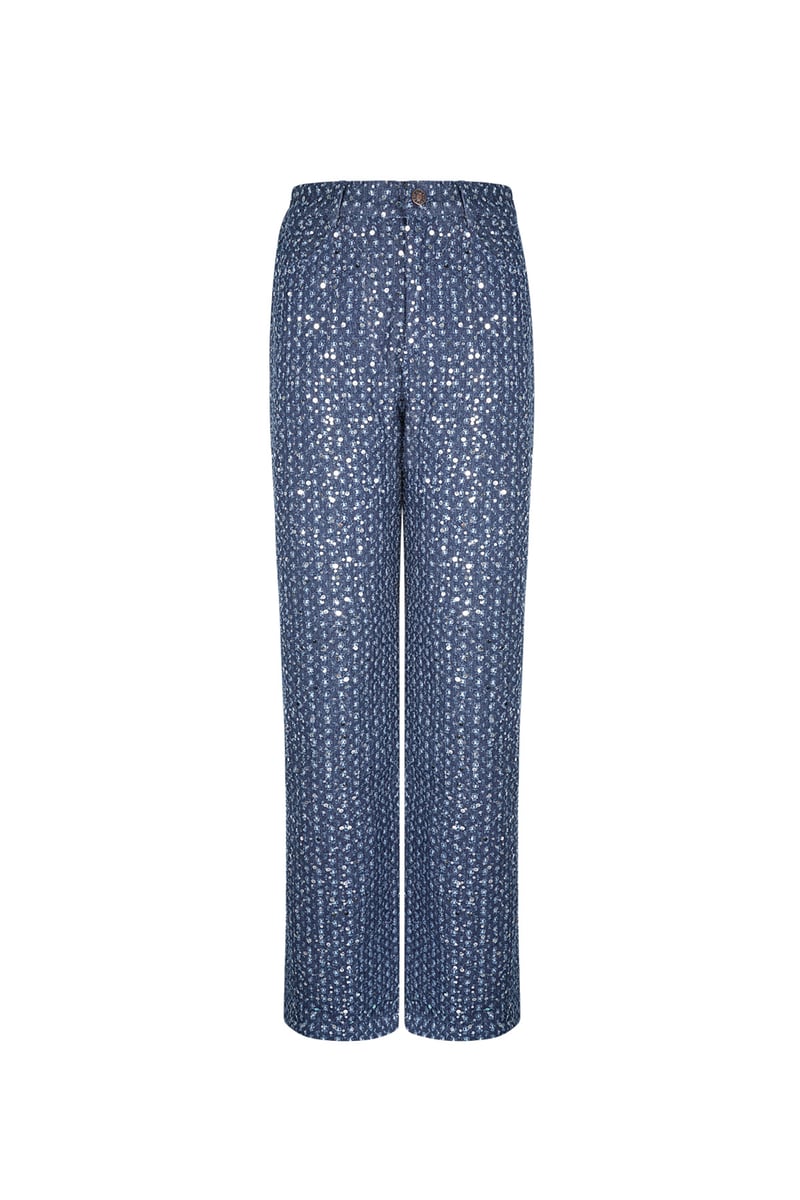 Denim Jeans met Pailletten