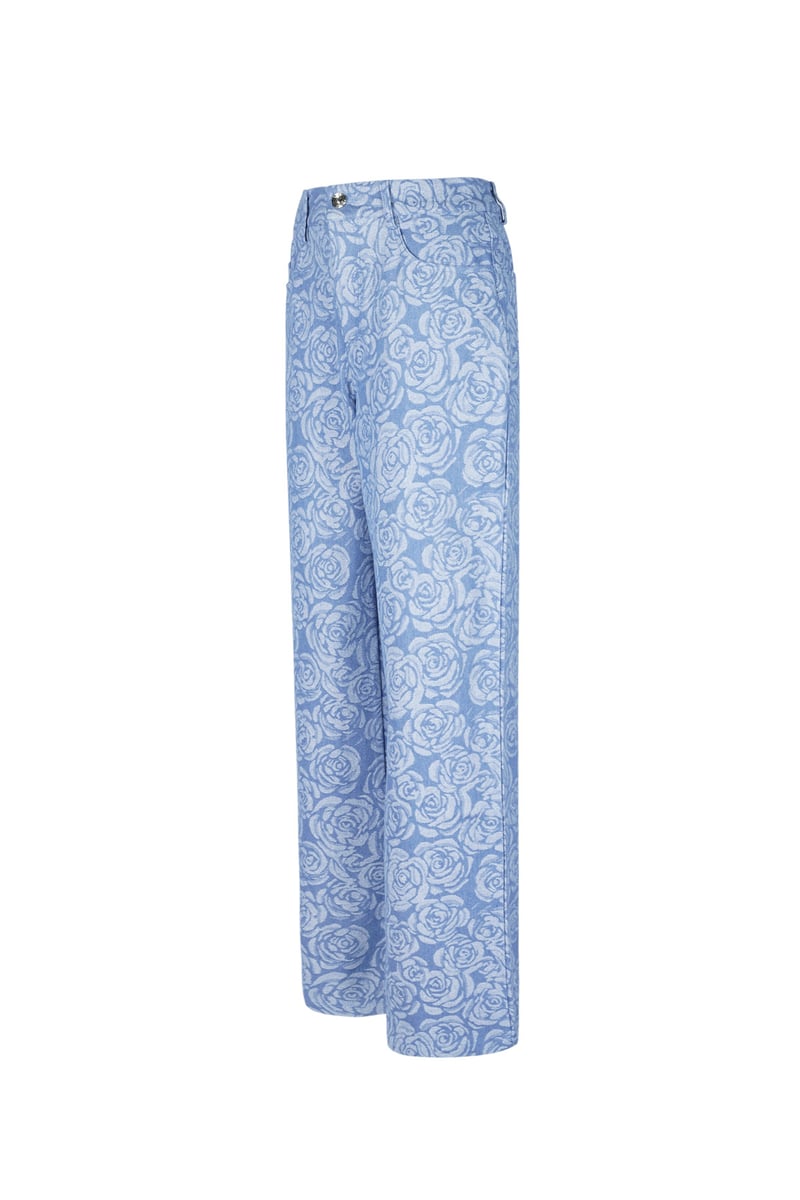 Flower fusion broek