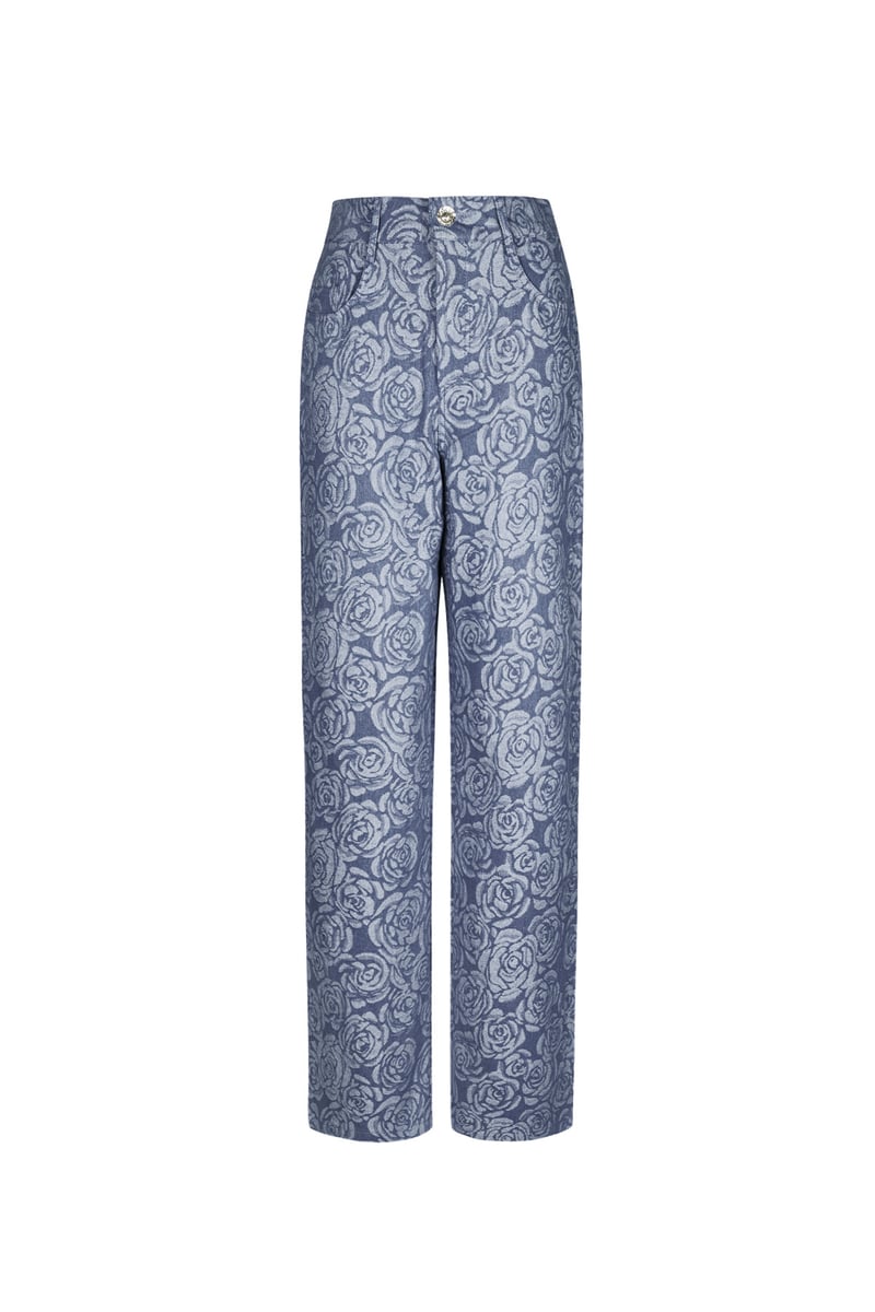 Flower fusion broek