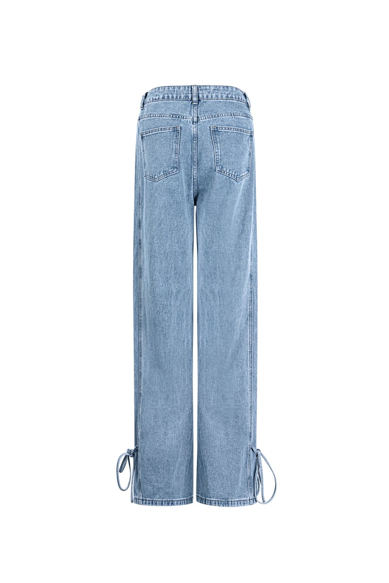 Jeans bossy bow