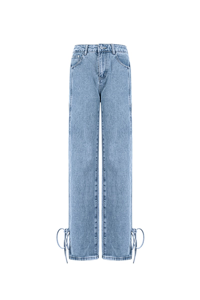 Jeans bossy bow