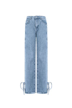 Jeans bossy bow