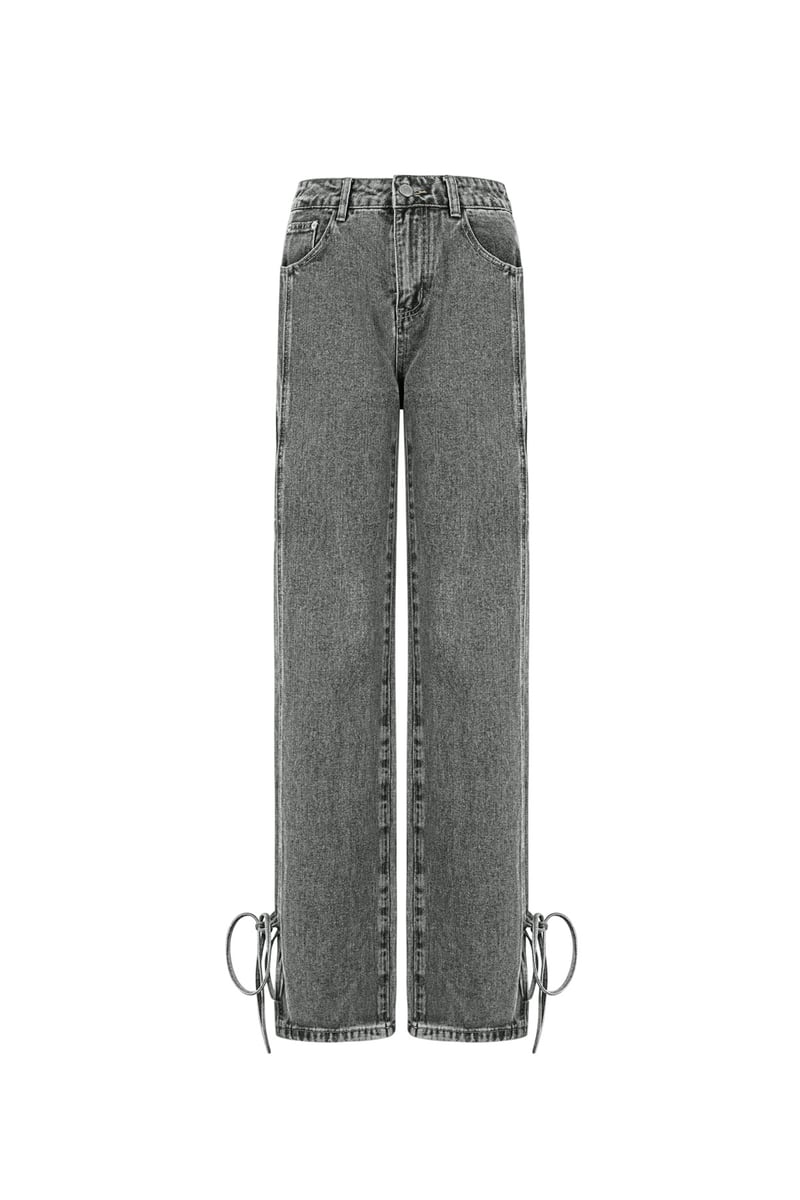 Jeans bossy bow