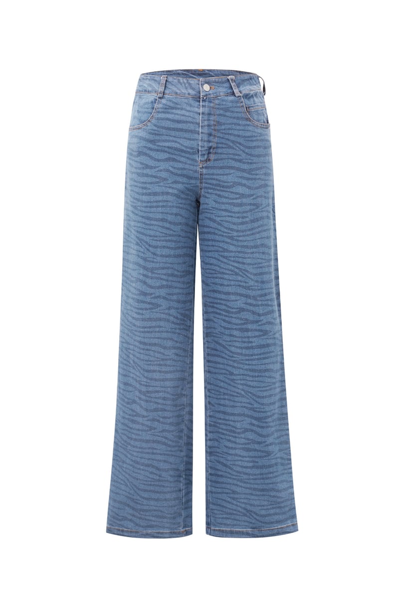 Twinning zebra stijl broek