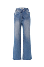 Denim jeans zip up