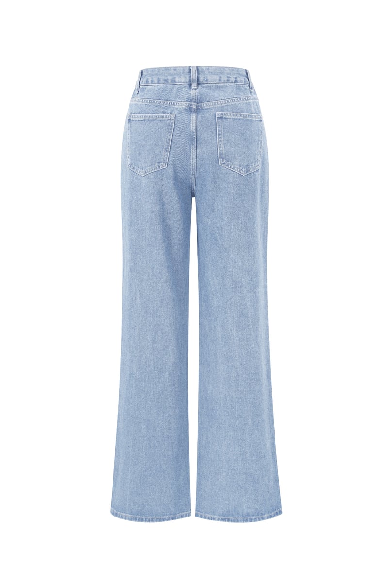Denim jeans glitter hart