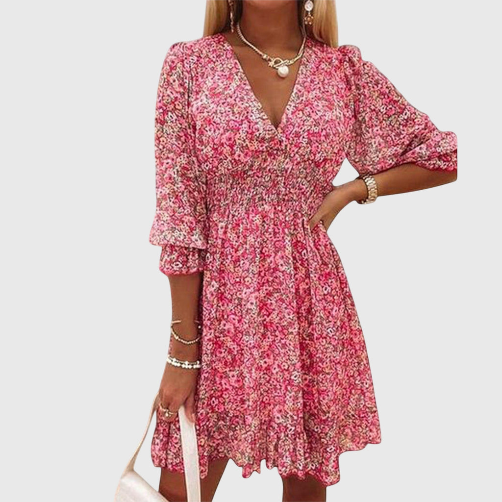 Elisa™ | Floral Sleeve Dress