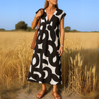 Laura | Art Print Maxi Dress