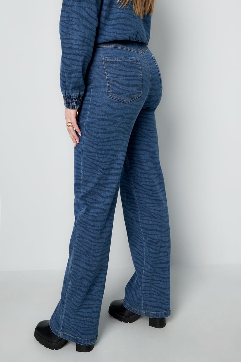 Twinning zebra stijl broek