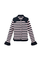 Polyestervezel (polyester) Gebreid vest Strepen Casual Herfst/Winterkleding