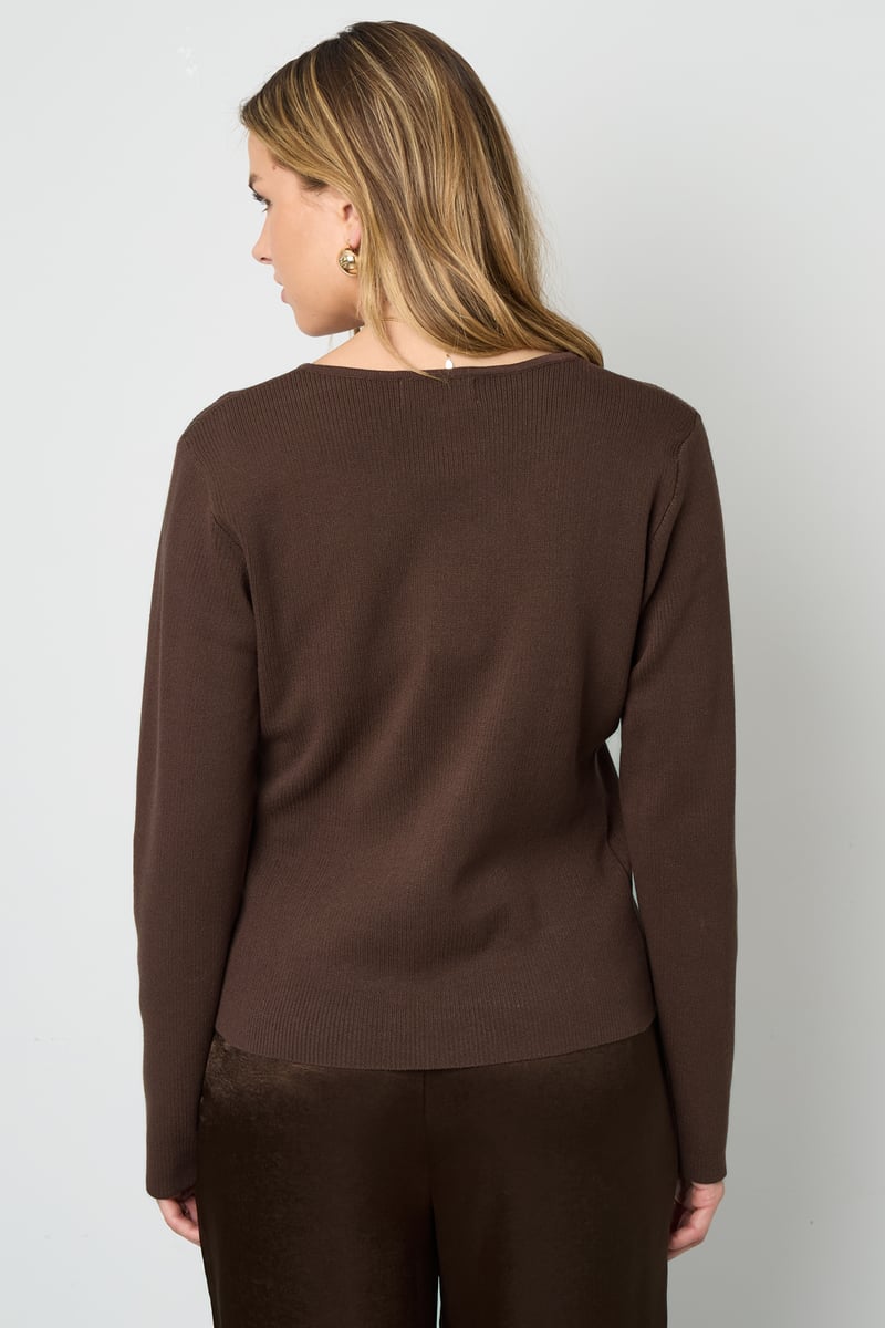 Een symmetrische cardigan