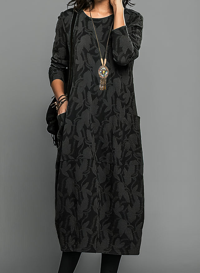 Elegant Autumn Midi Dress
