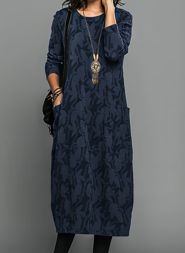 Elegant Autumn Midi Dress