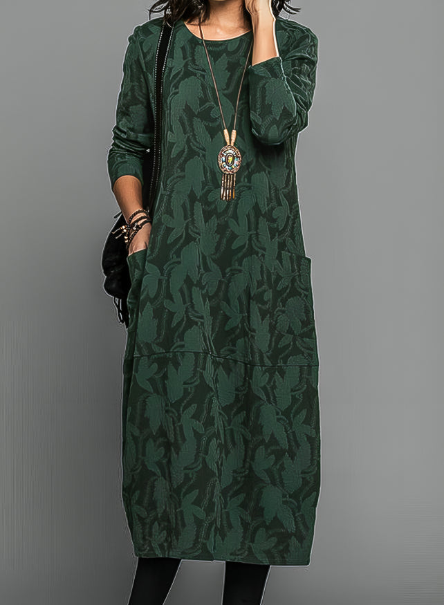 Elegant Autumn Midi Dress