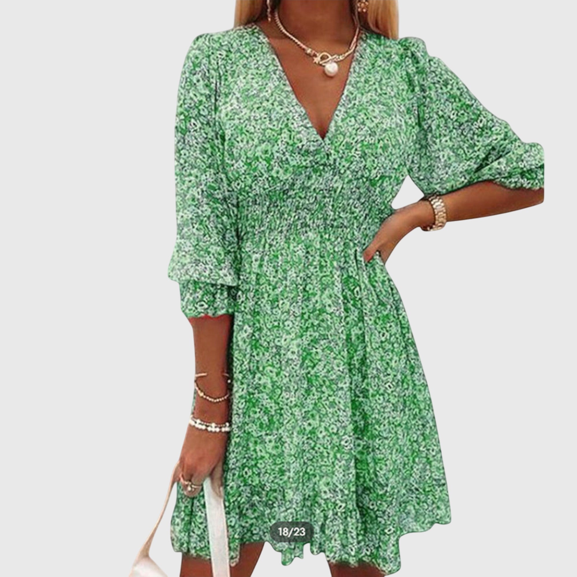 Elisa™ | Floral Sleeve Dress